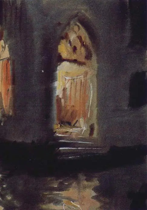 Indgangsdør til Palazzo Barbaro - Anders Zorn