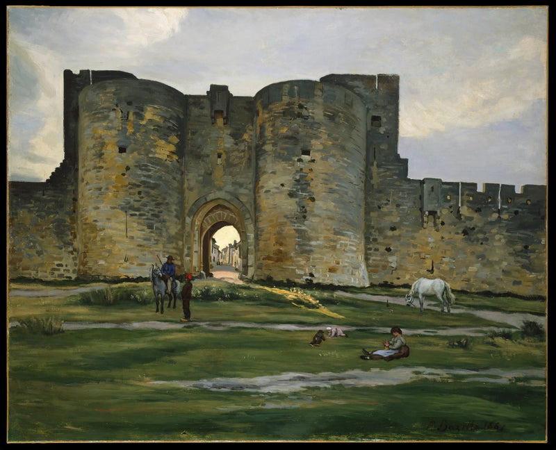 Dronningens Port i Aigues-Mortes - Frédéric Bazille