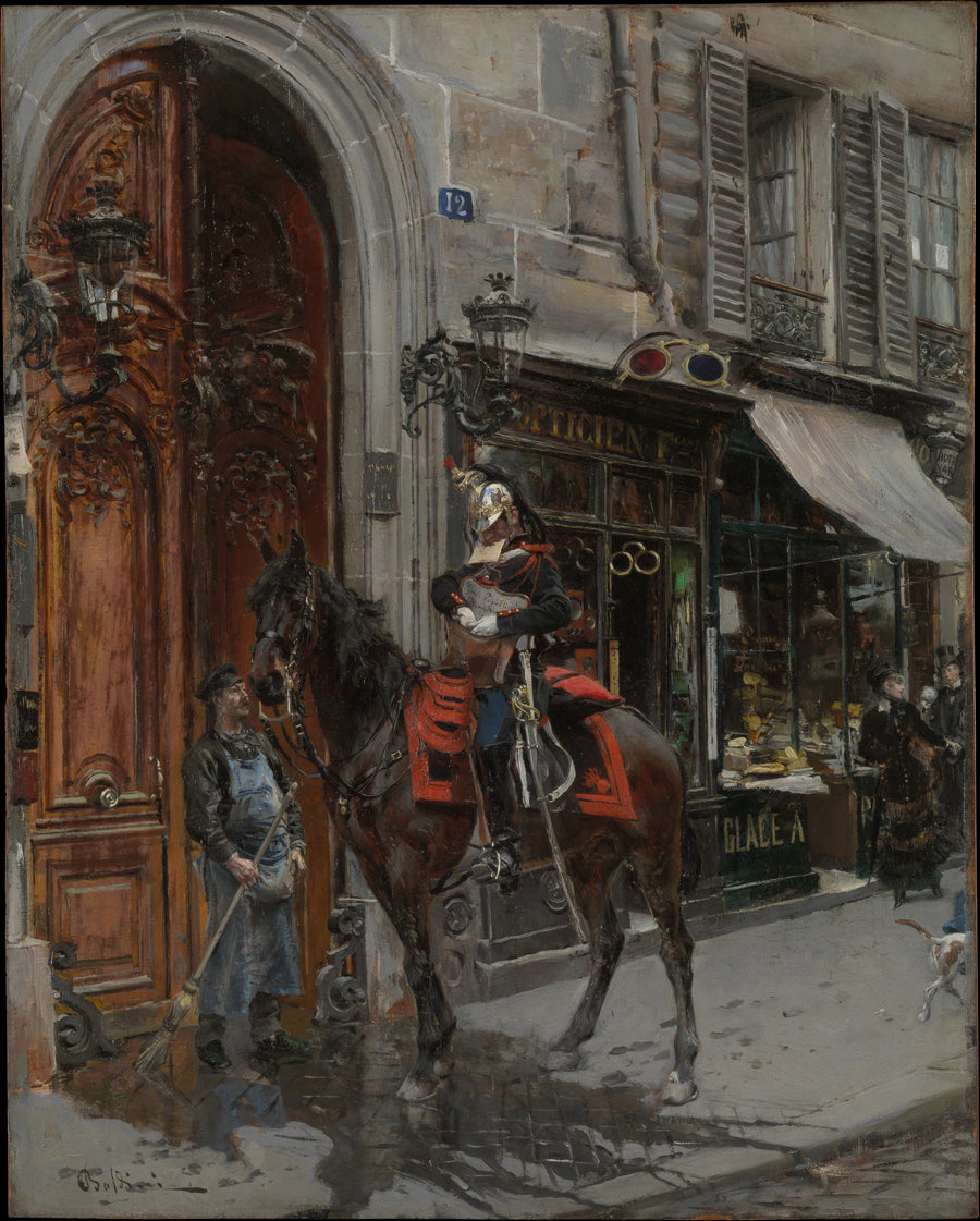 Le Porteur de dépêches - Giovanni Boldini