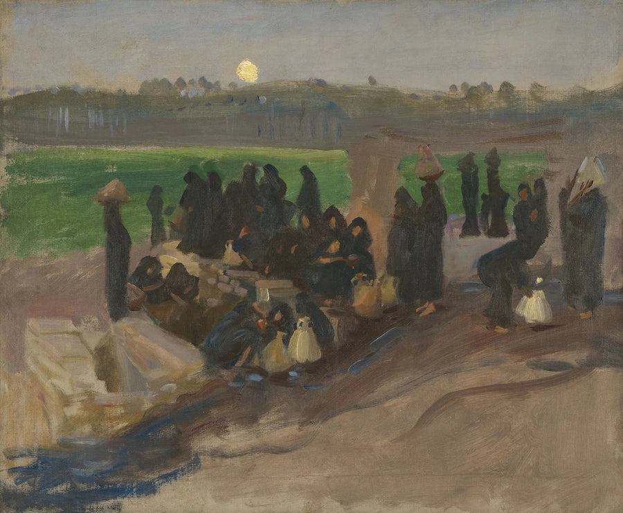 Vandbærere ved Nilen - John Singer Sargent