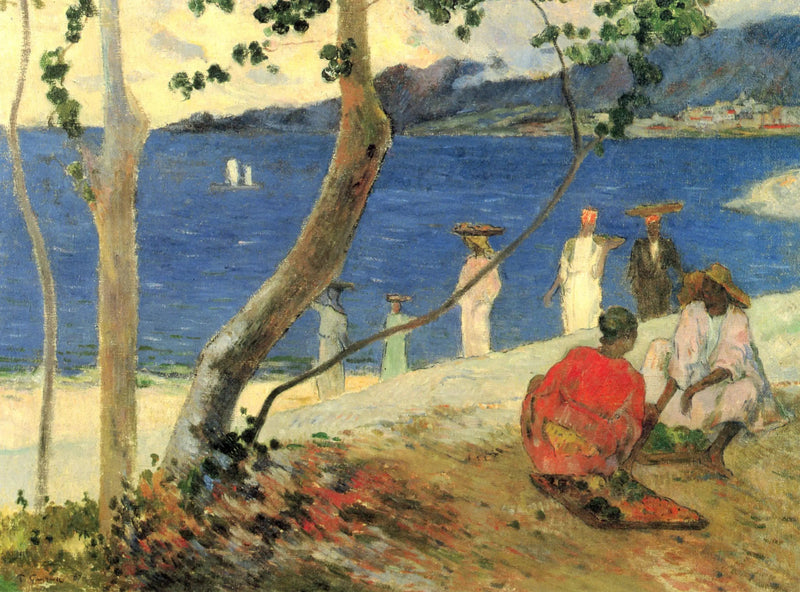 Frugtbærere ved Turin-håndtaget, eller Kysten II - Paul Gauguin