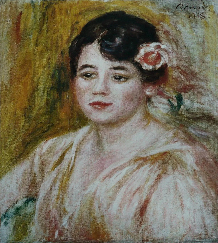 Portræt af Adèle Besson - Pierre-Auguste Renoir
