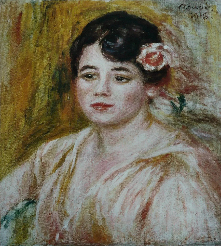 Portræt af Adèle Besson - Pierre-Auguste Renoir