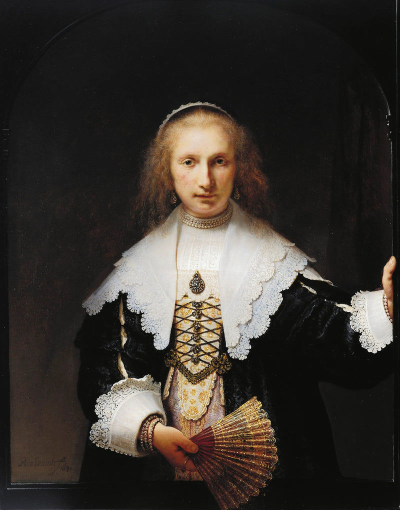 Portræt af Agatha Bas - Rembrandt