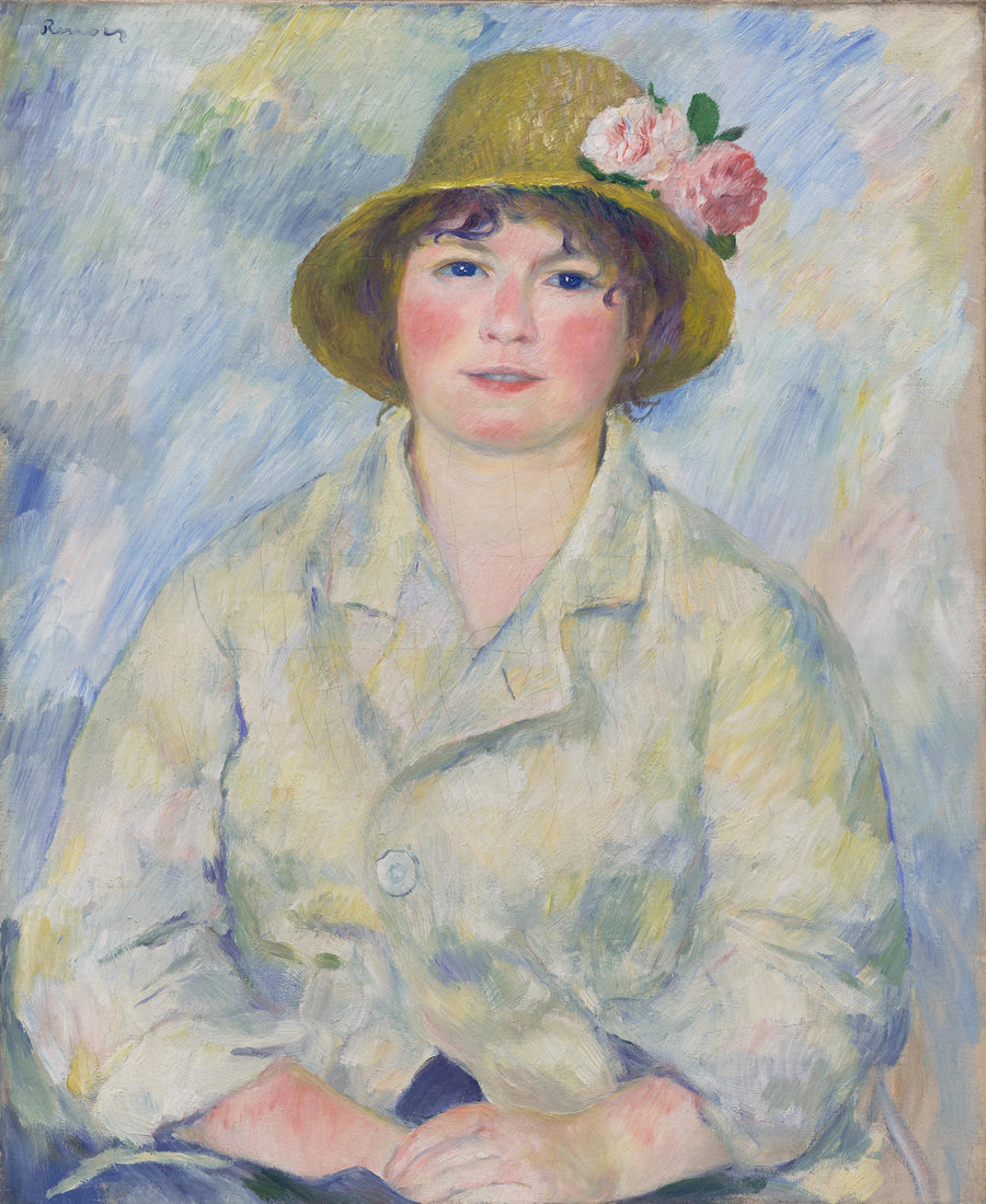 portræt af fru Renoir - Pierre-Auguste Renoir