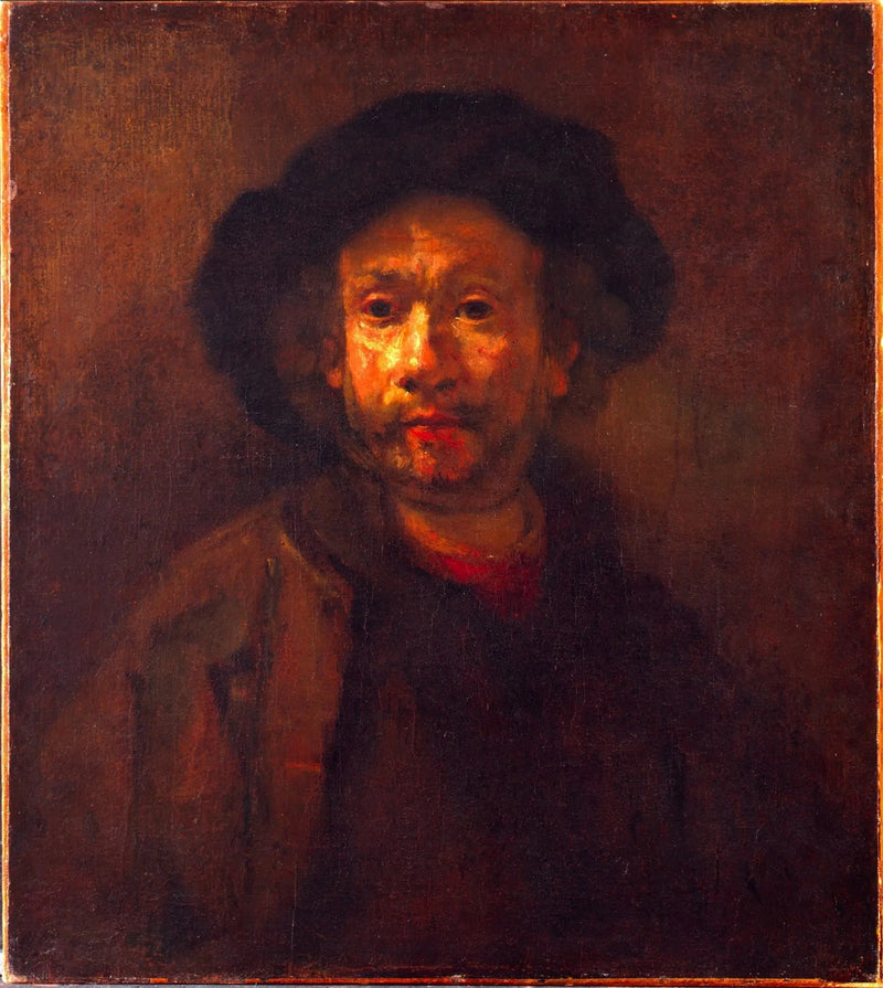Portræt af kunstneren - Rembrandt
