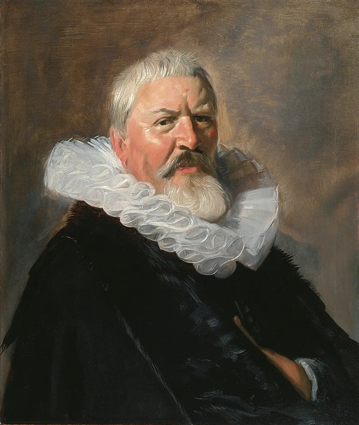 Portrait carré de Pieter Jacobsz Olycan - Frans Hals - Alpha Reproduction