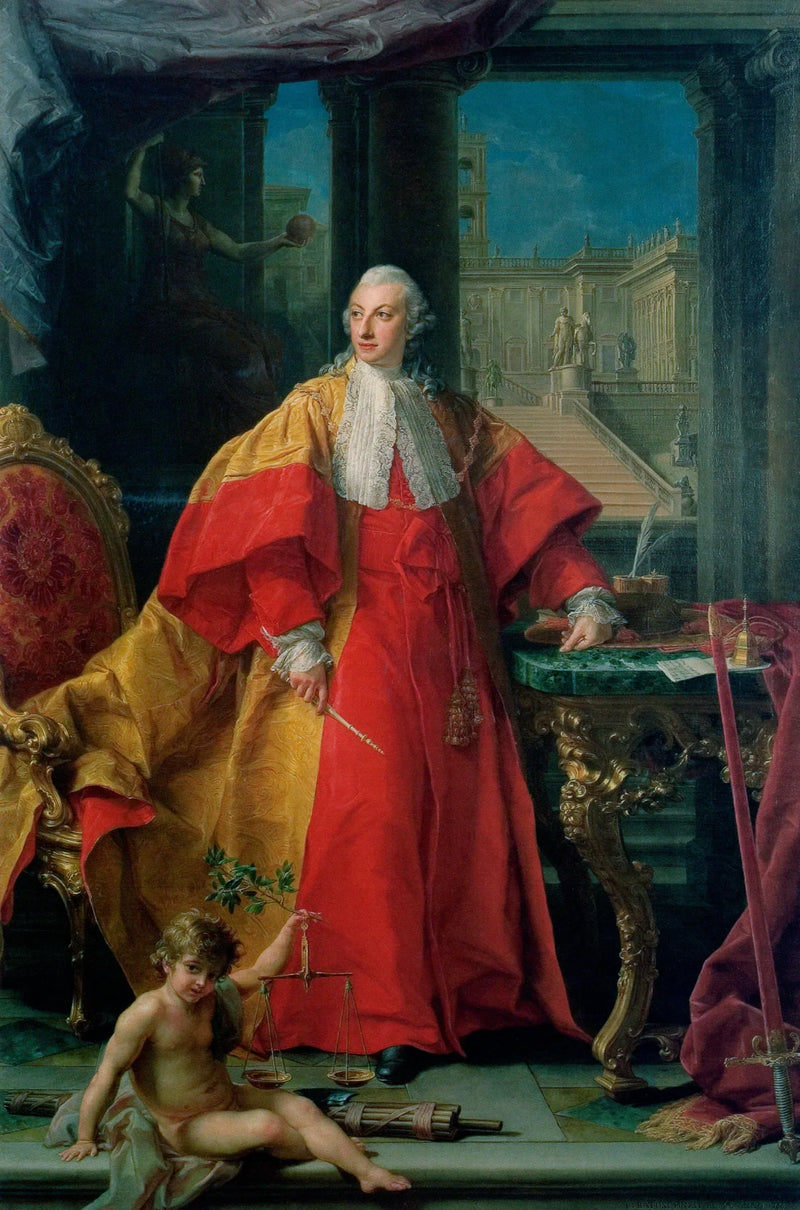 Portræt af Abbondio Rezzonico - Pompeo Batoni