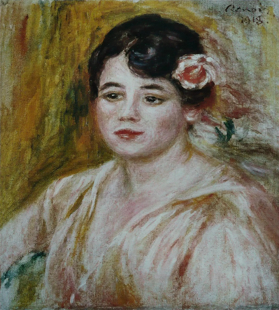 Portræt af Adèle Besson - Pierre-Auguste Renoir