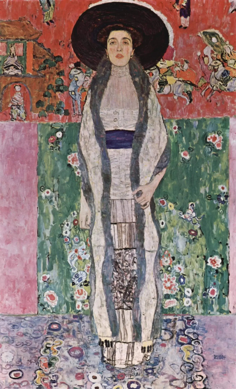 Portræt af Adèle Bloch-Bauer II - Gustav Klimt