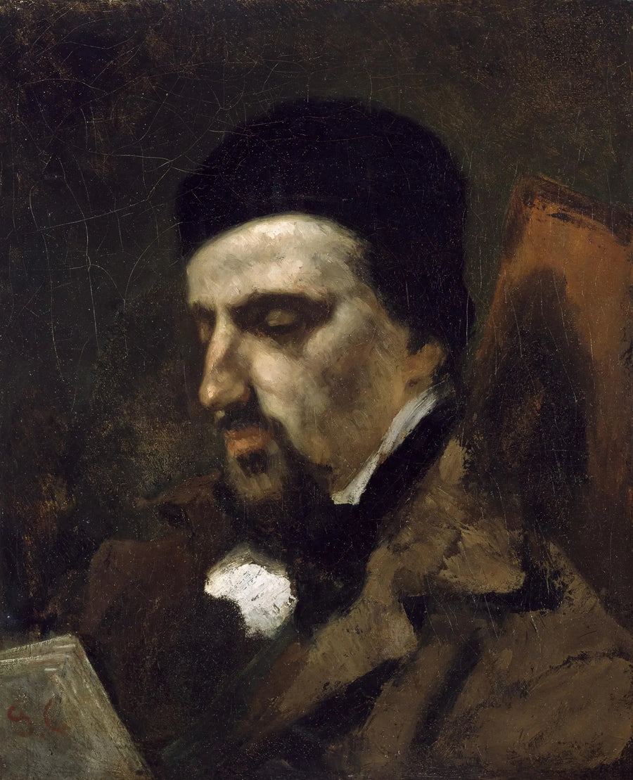 Portræt af Adolphe Marlet - Gustave Courbet