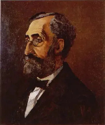 Portræt af Adolphe Monet - Claude Monet