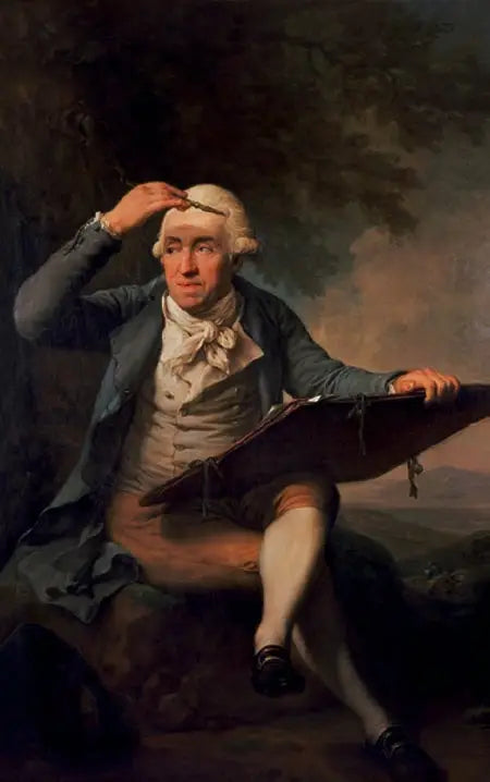 Portrait d'Adrian Zingg - Anton Graff image 1 reproduction artisanale de tableau