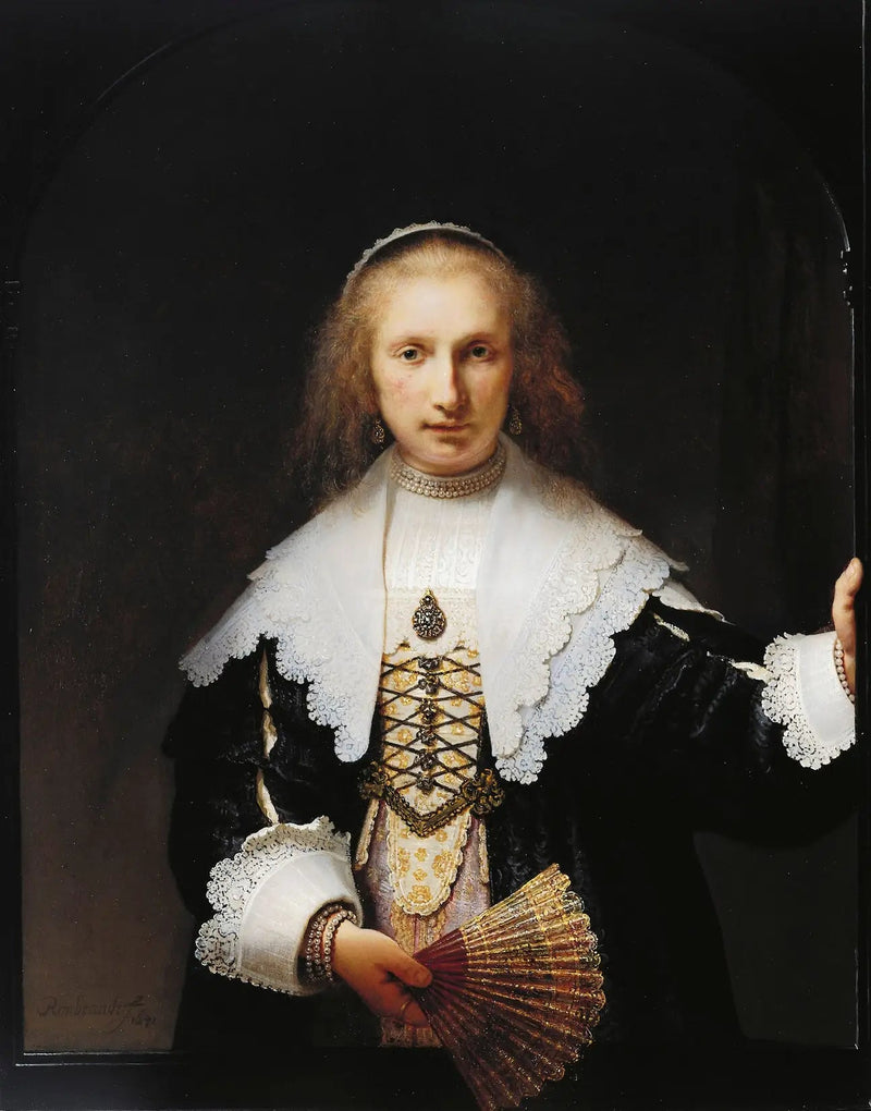 Portræt af Agatha Bas - Rembrandt