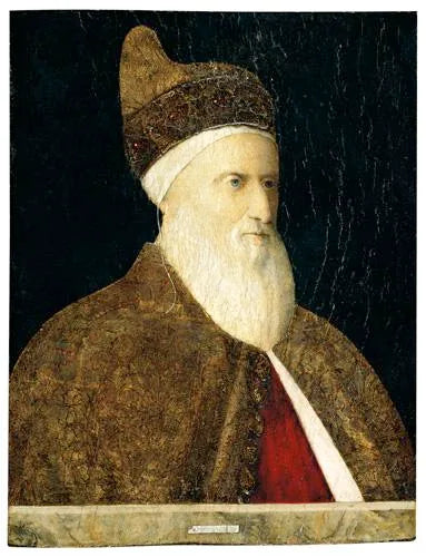 Portræt af Agostino Barbarigo (ca. 1420-1501) - Gentile Bellini