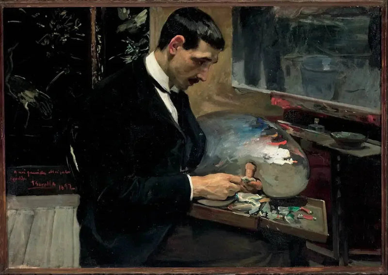 Portræt af Agustín Otermín - Joaquín Sorolla