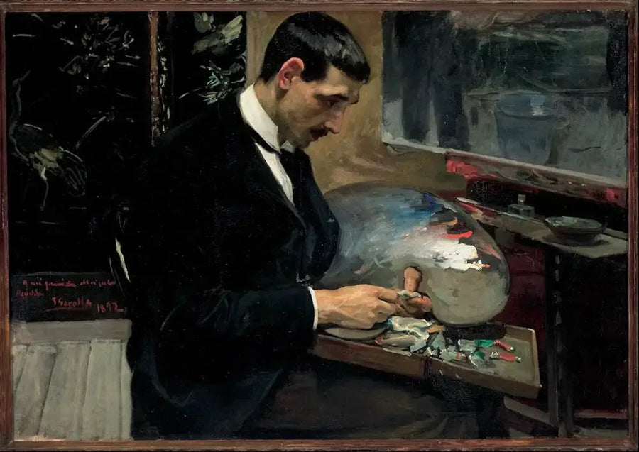 Portræt af Agustín Otermín - Joaquín Sorolla
