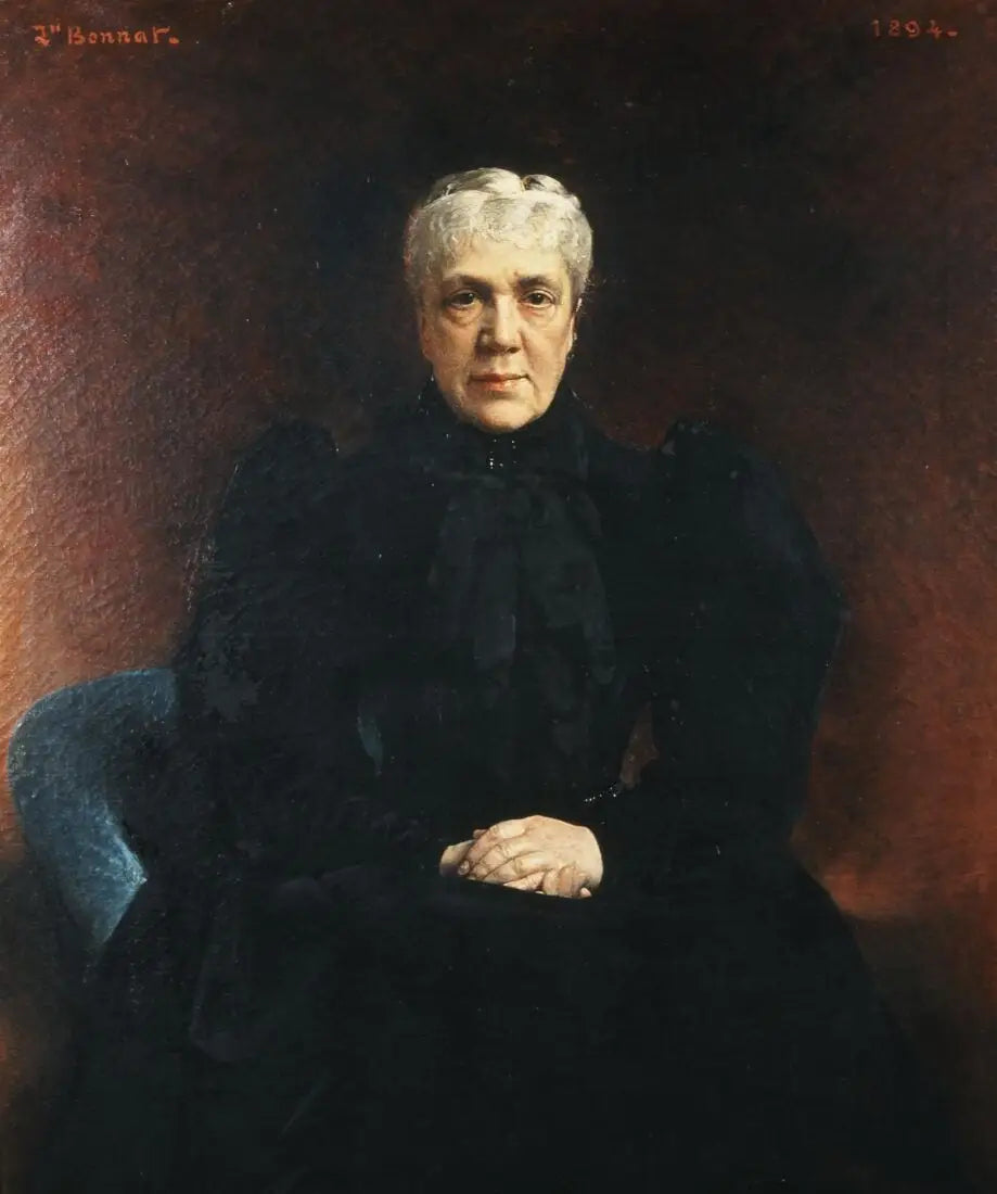 Portrait d'Aimilia Salvagou - Léon Bonnat image 1 reproduction réalisée par Alpha Reproduction