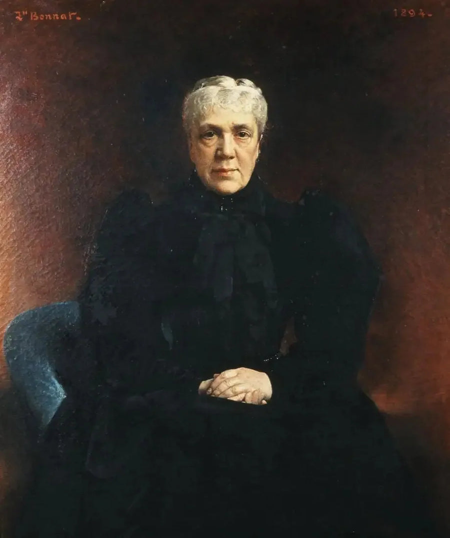 Portrait af Aimilia Salvagou - Léon Bonnat