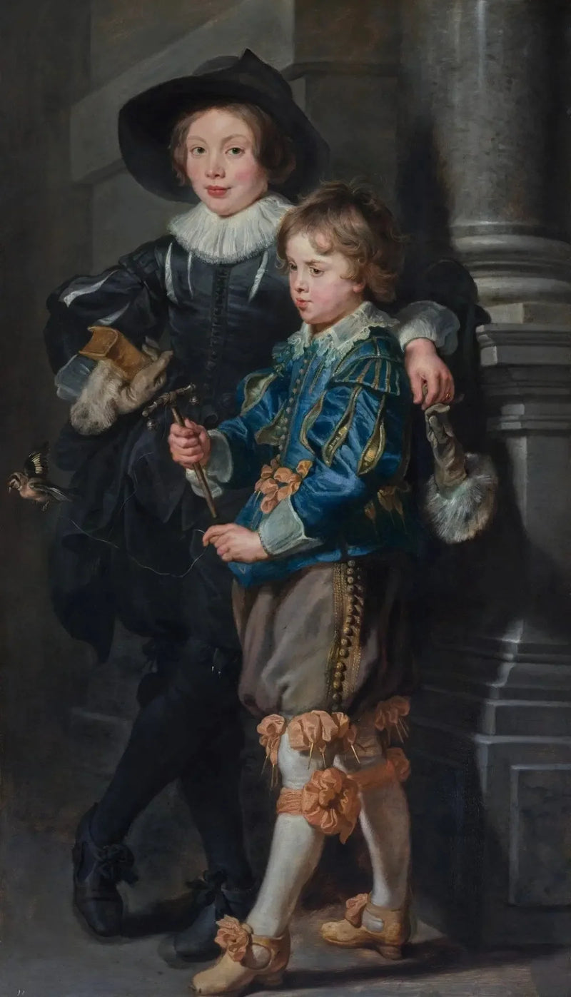 Portrait af Albert (1614-1657) og Nicolas Rubens (1618-1673) - Peter Paul Rubens