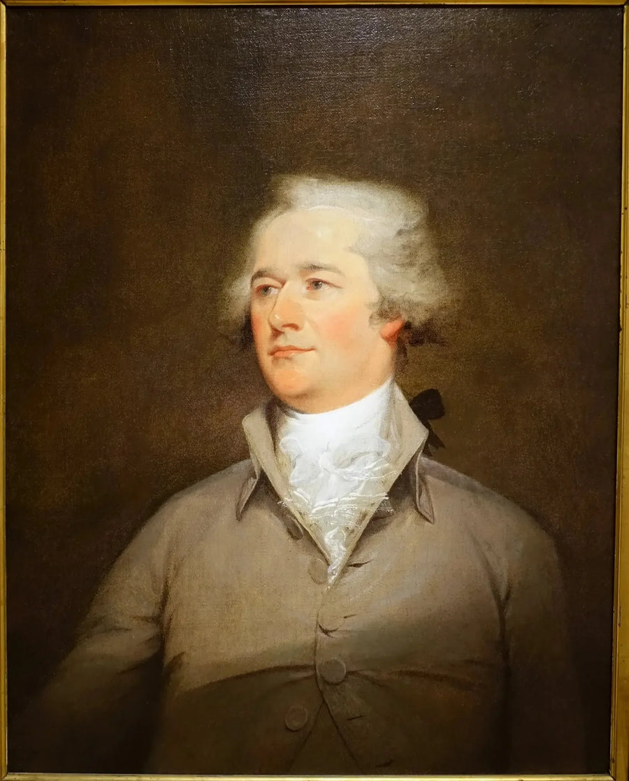 Portrait d'Alexander Hamilton - John Trumbull image 1 copie de tableau peinte à la main