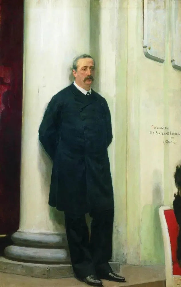 Portræt af Alexandre Borodine - Ilya Repin