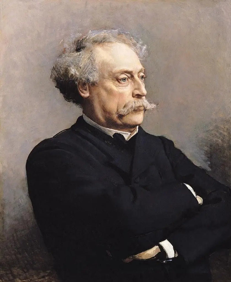 Portræt af Alexandre Dumas fils - Léon Bonnat