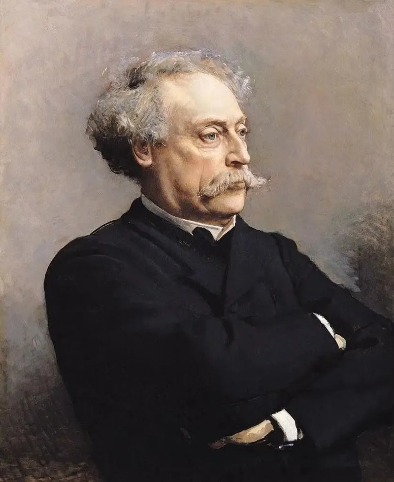 Portræt af Alexandre Dumas fils - Léon Bonnat