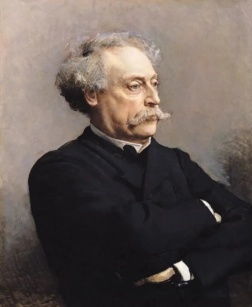 Portræt af Alexandre Dumas fils - Léon Bonnat