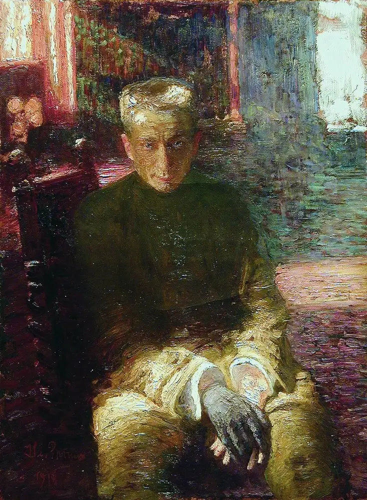 Portræt af Alexandre Kerenski - Ilya Repin