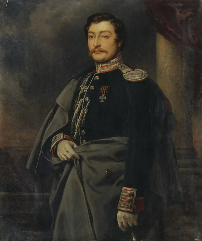 Portrait af Alexandre P. von Benckendorff (1819 – 1851) - Charles de Steuben