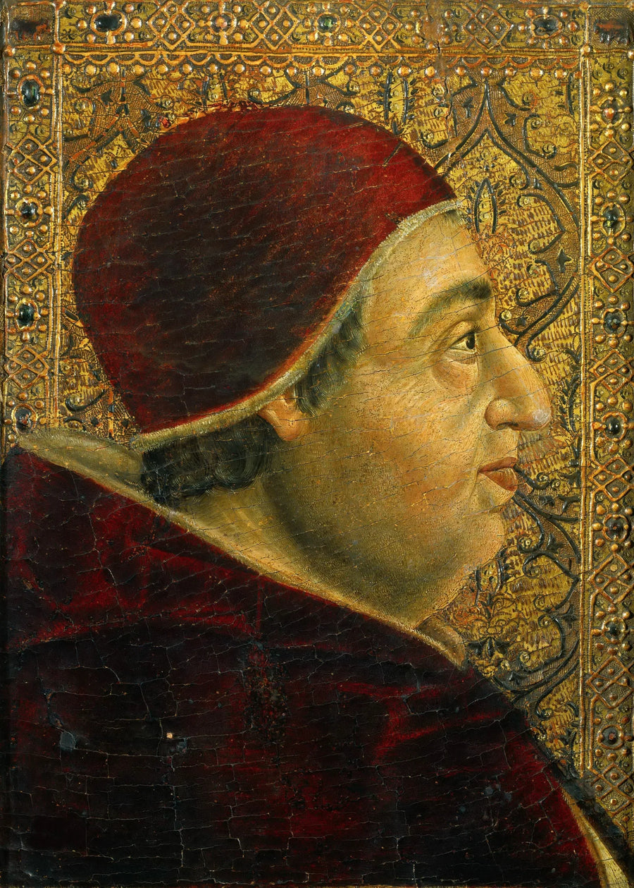 Portræt af Alexander VI (Borgia, 1492-1503) - Pedro Berruguete