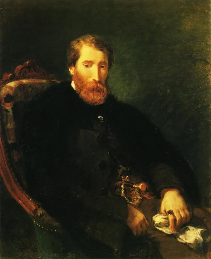 Portræt af Alfred Bruyas - Eugène Delacroix