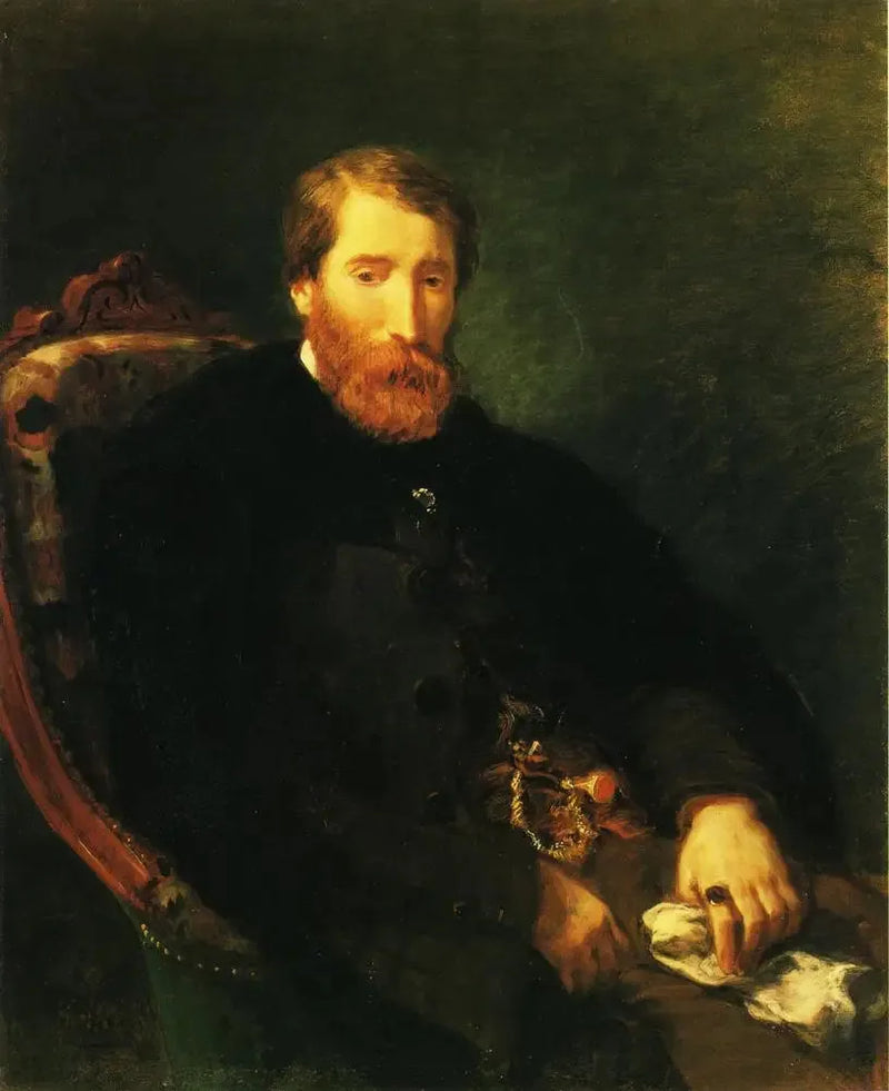 Portræt af Alfred Bruyas - Eugène Delacroix