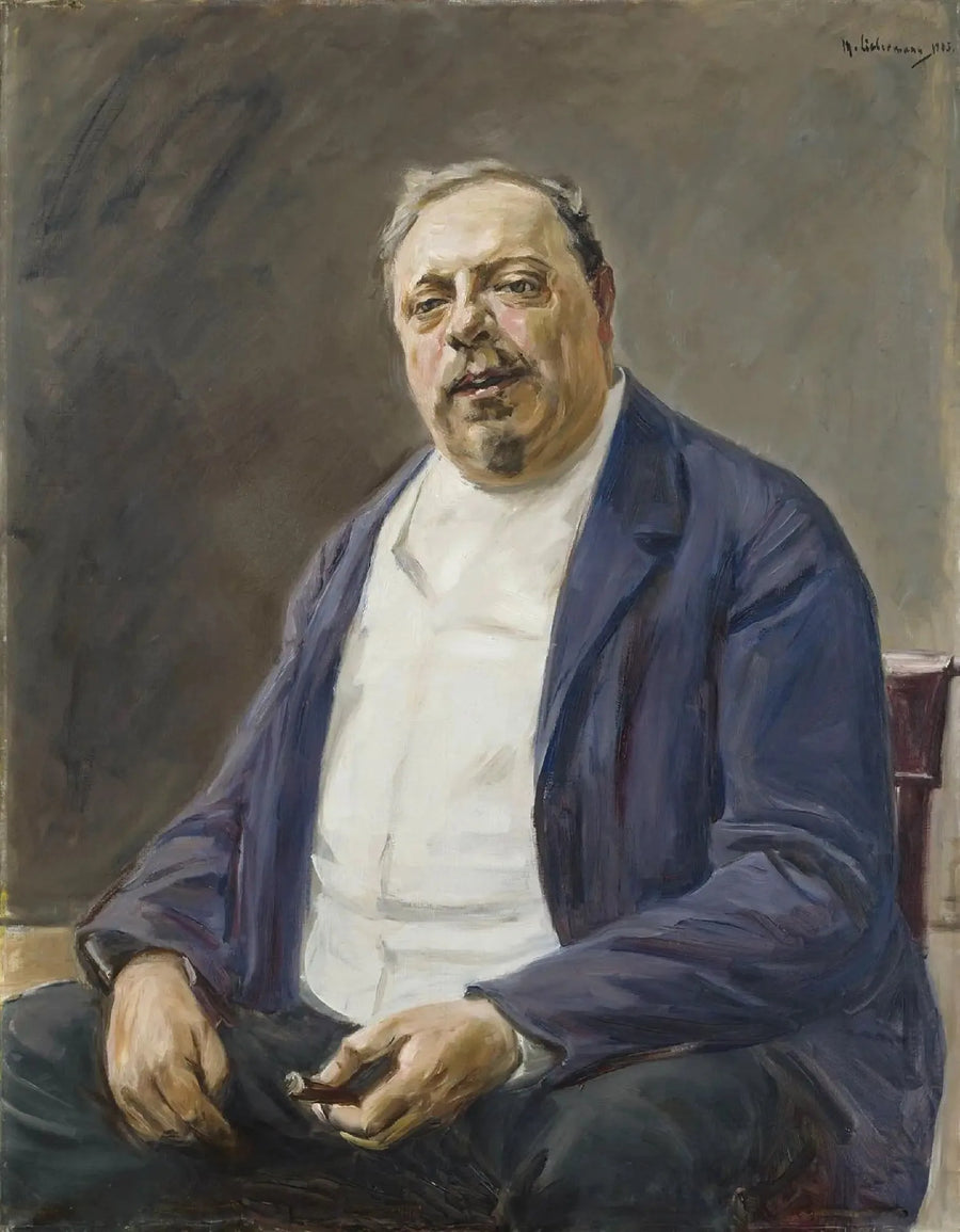 Portrait af Alfred von Berger - Max Liebermann