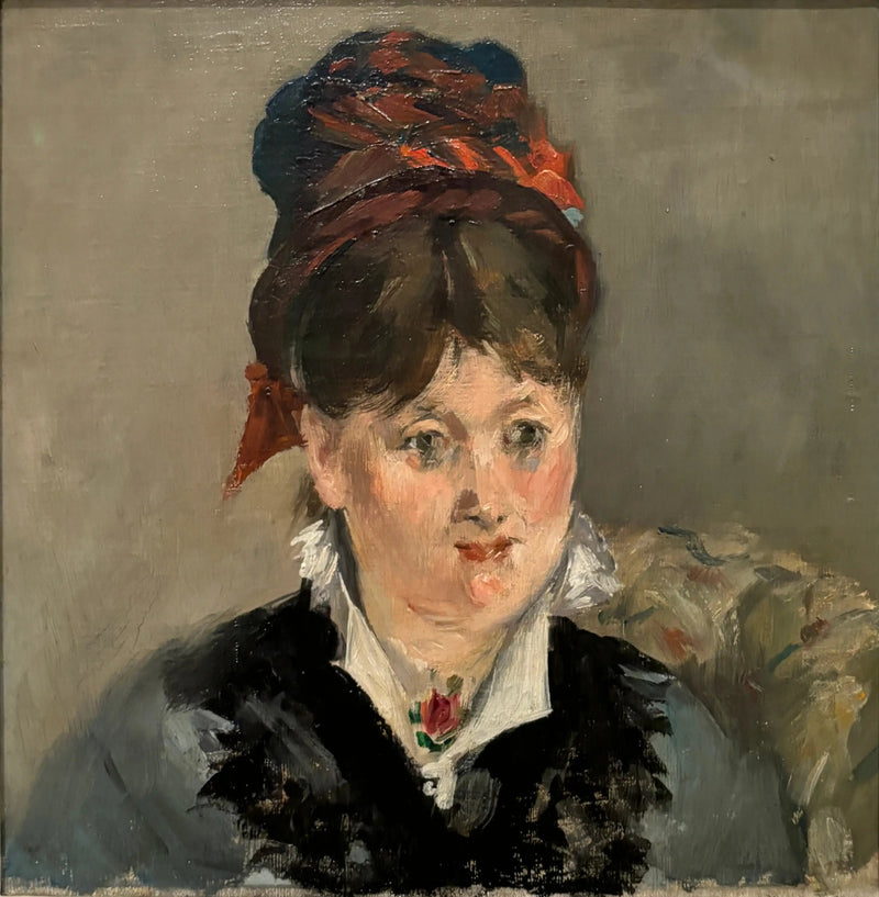 Portræt af Alice Legouvé i en stol - Édouard Manet