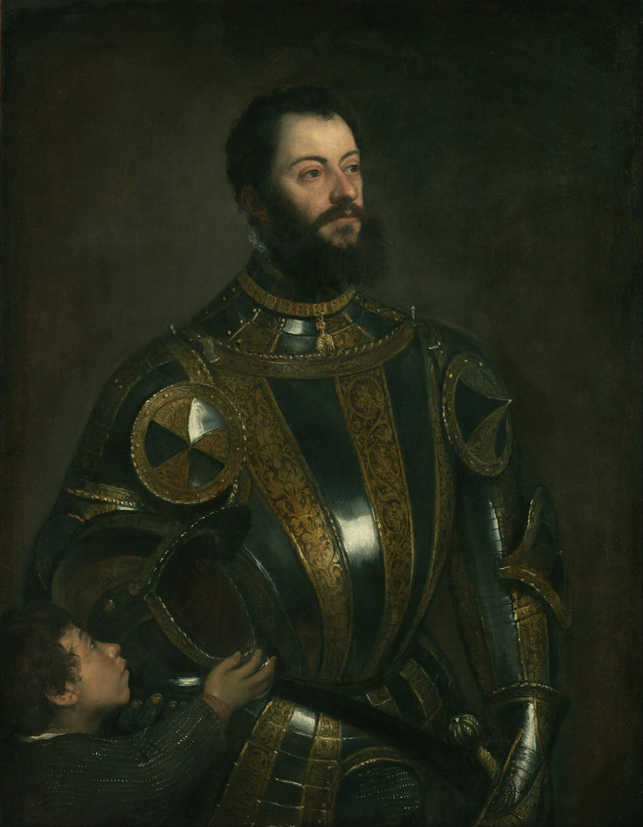 Portrait af Alphonse d'Avalos - Titian
