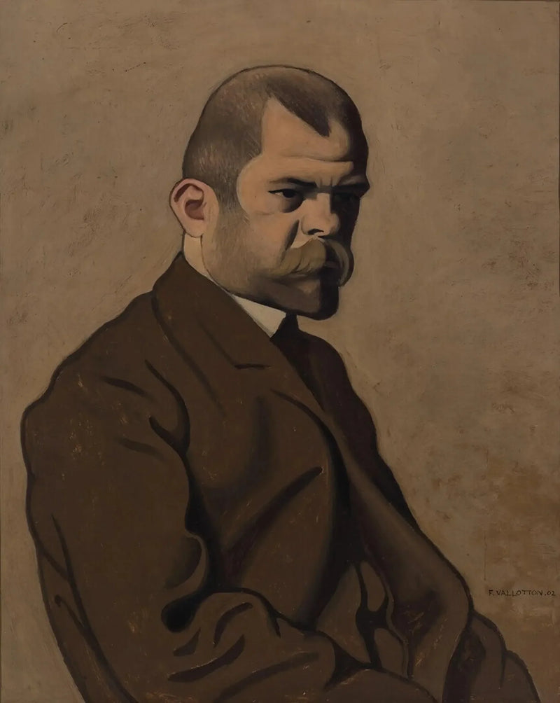 Portrait af Ambroise Vollard - Félix Vallotton