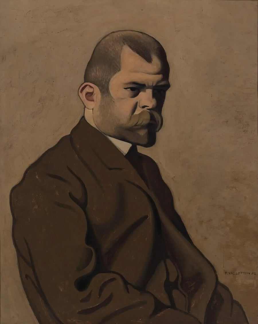 Portrait af Ambroise Vollard - Félix Vallotton