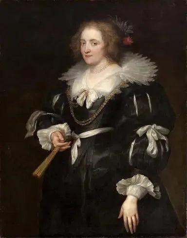 Portrait af Amélie de Solms-Braunfels - Antoine van Dyck