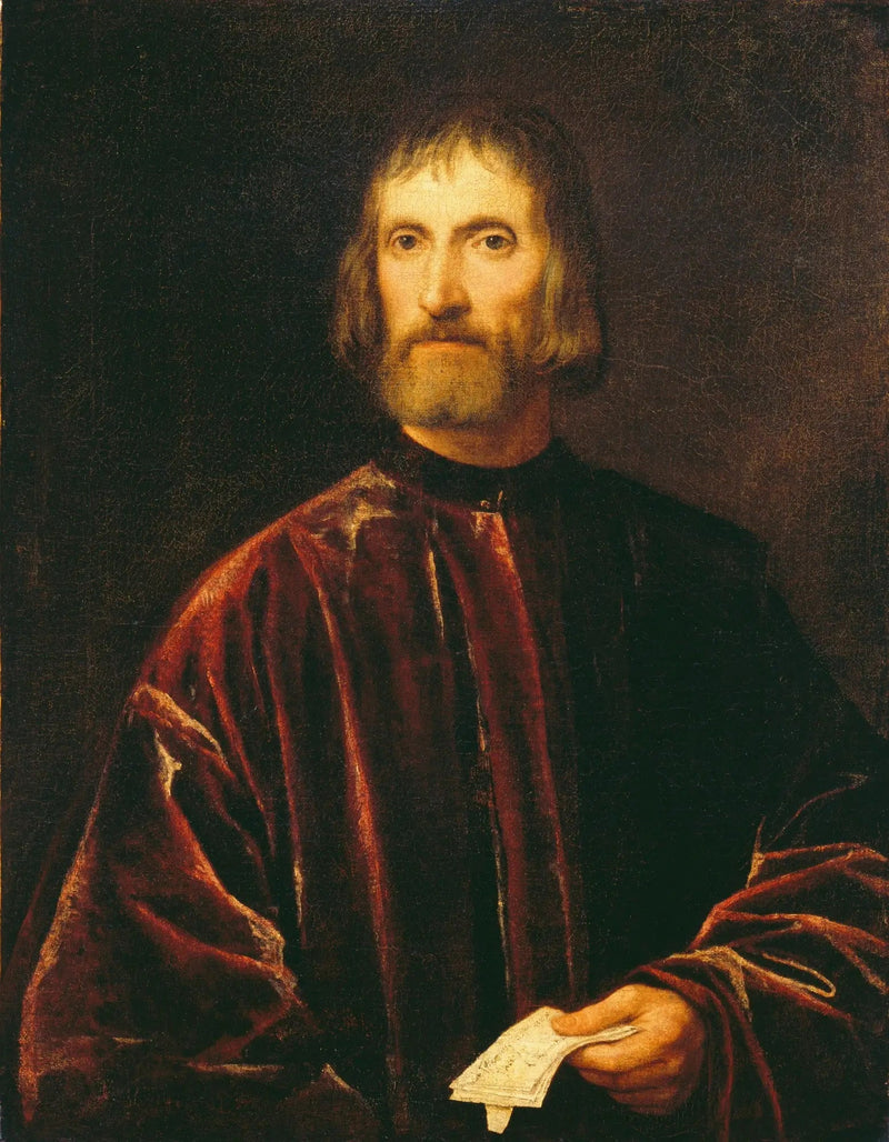 Portrait af Andrea dei Franceschi - Titian