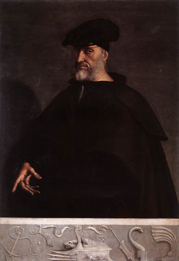 Portræt af Andrea Doria - Sebastiano del Piombo