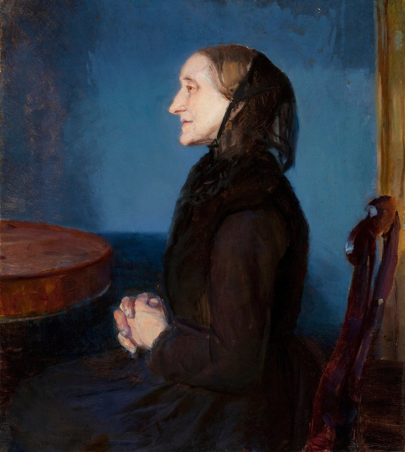 Portræt af Ane Hedvig Br��ndum - Anna Ancher