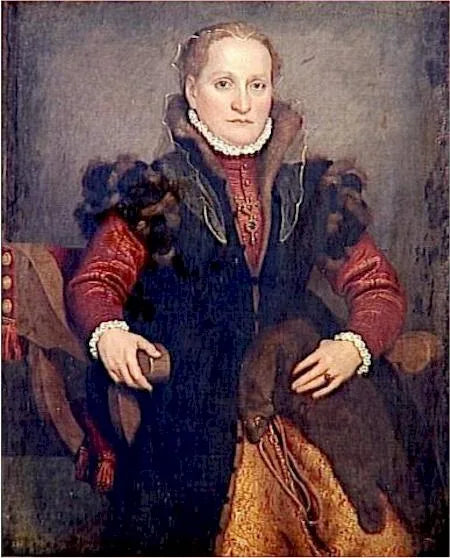 Portræt af Angelica Agliardi de Nicolinis - Giovanni Battista Moroni