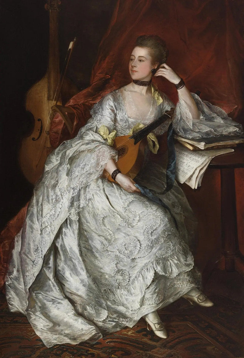Portræt af Ann Ford (senere fru Philip Thicknesse) - Thomas Gainsborough