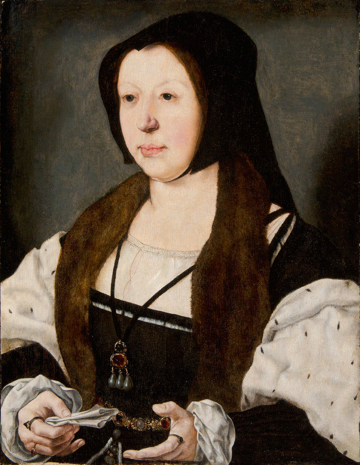 Portræt af Anna de Bergh, marchioness af Veere - Jan Gossaert