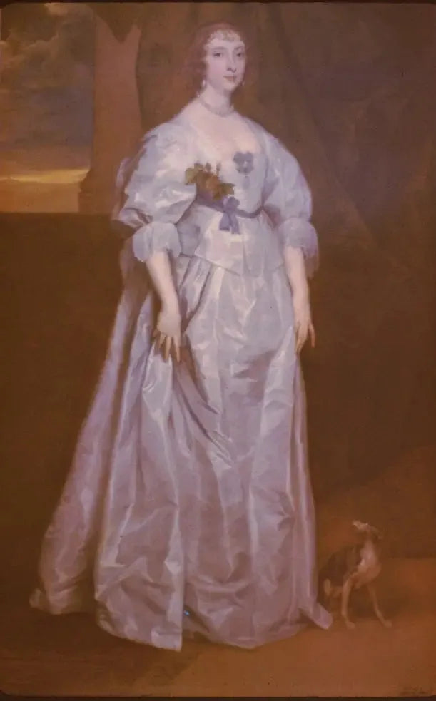 Portrait af Anne Carr, Lady Russell - Antoine van Dyck