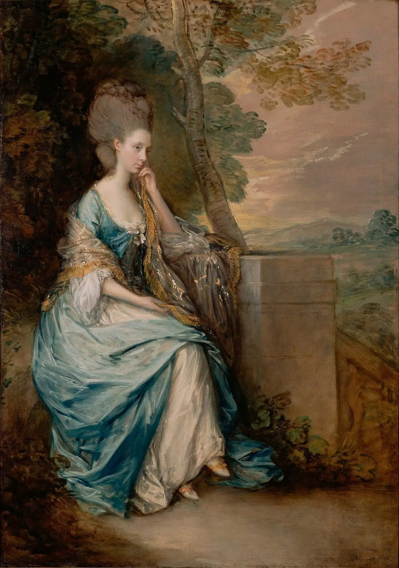 Portræt af Anne, grevinde af Chesterfield - Thomas Gainsborough
