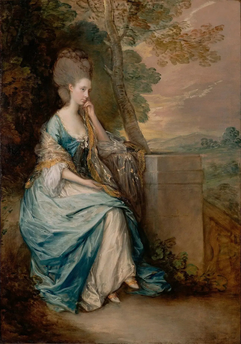 Portræt af Anne, grevinde af Chesterfield - Thomas Gainsborough
