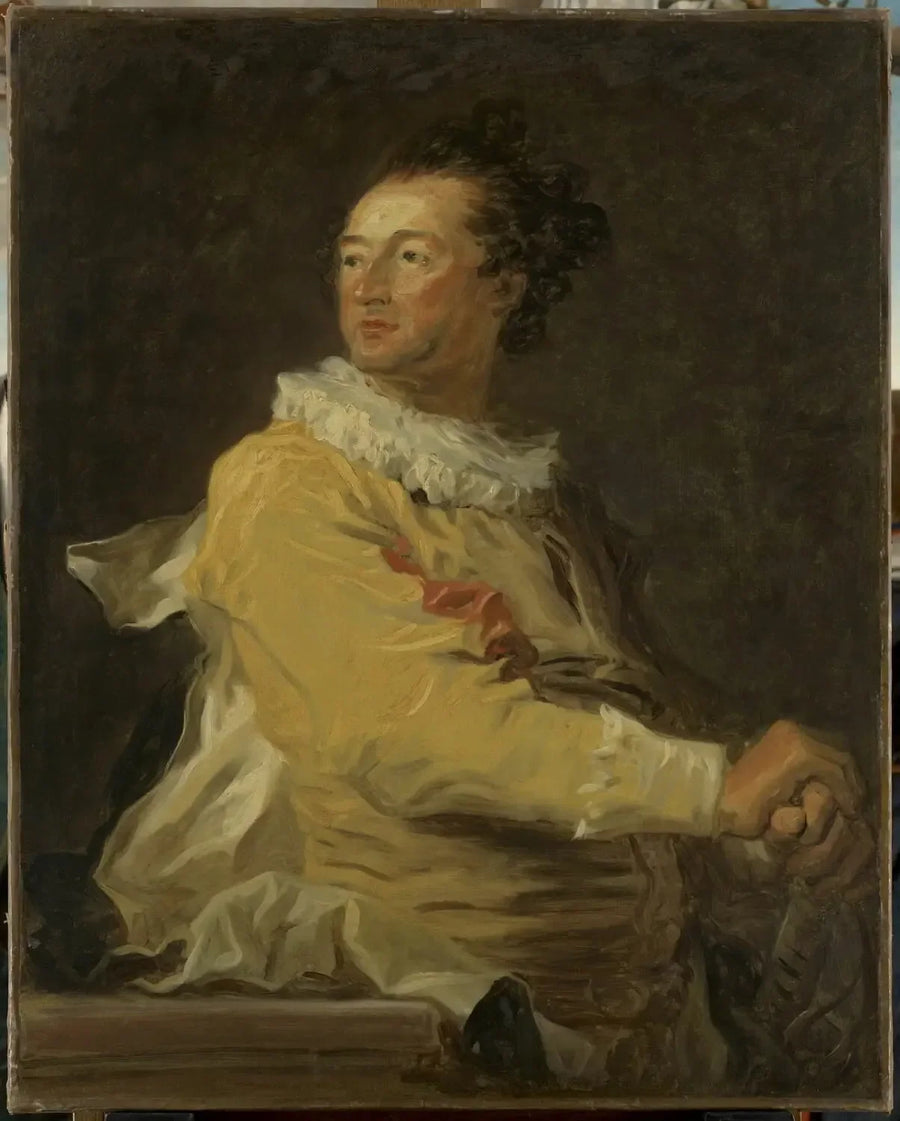 Portrait af Anne-François d'Harcourt, hertug af Beuvron i en karakter fra den italienske komedie - Jean-Honoré Fragonard